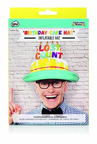 Celebration Nation NPW gâteau d'anniversaire Chapeau de fête - Gonflable Anniversaire Chapeau pour Adulte Cover