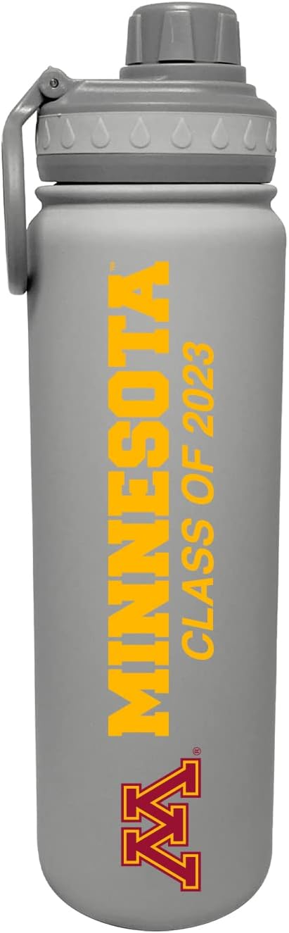 The Fanatic Group University of Minnesota Class of 2023 24 oz. Stainless Steel Bottle - Gray