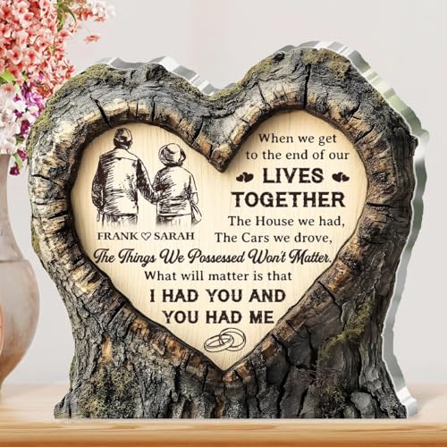 Personalized 3D Acrylic Heart Plaque – Enduring Love Keepsake for Couples – Custom Hand-Holding Design – Unique Gift for Anniversaries or Birthdays - Image 3