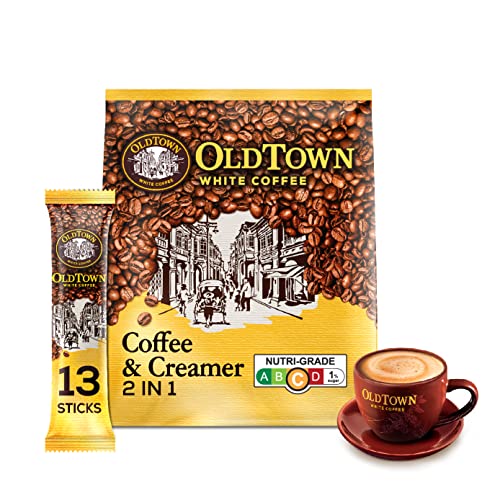 Oldtown 2 in 1 White Coffee and Creamer, 375 g