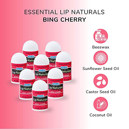 Lip Naturals | Assorted Spf-15 Mini Lip Balm - Includes Bing Cherry, Tea Tree Mint, And Vanilla Bean - Pack Of 36 #TOP2