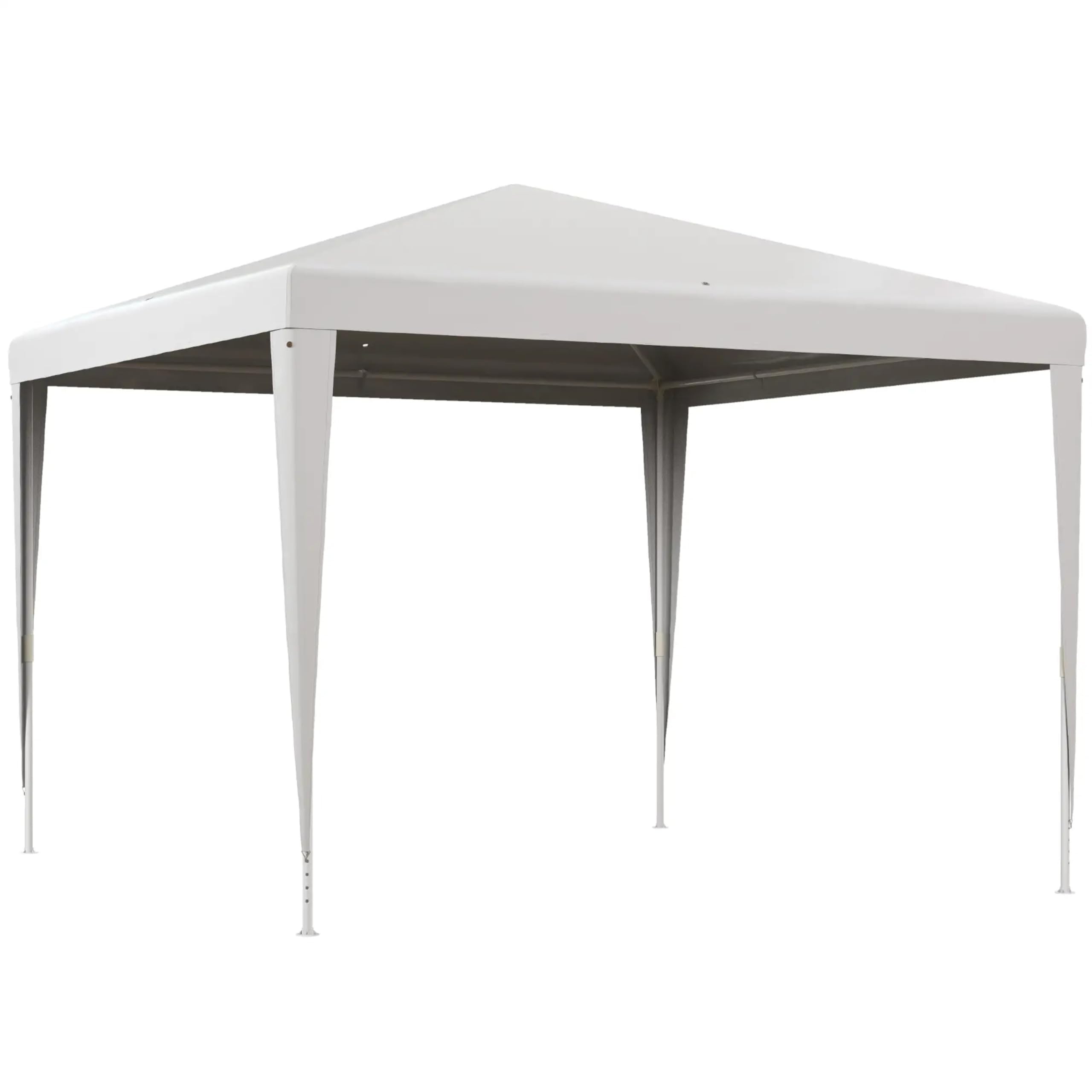 Gazebo 3x3 m BIANCO - MONTAGGIO FACILE - da Giardino con Copertura Anti-UV 100%, Gazebo 3x3 Pieghevole Impermeabile e Portatile, Ideale Per Feste, Barbecue, Mercatini e Eventi