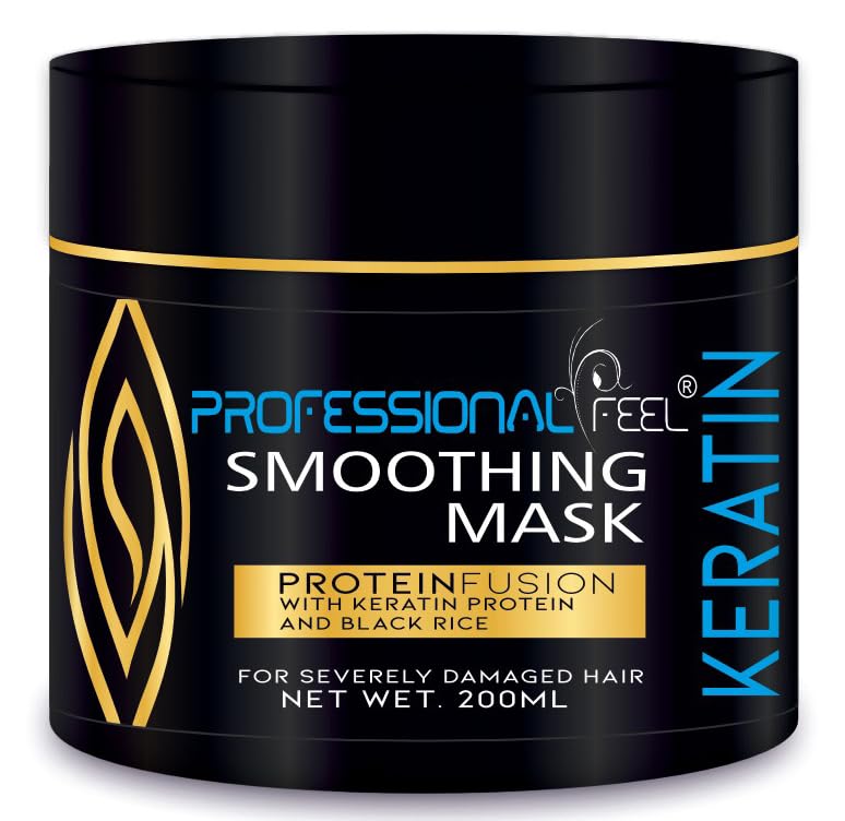 Professional Feel Hair Smoothing Mask, Protein fusion Keratin Hair Mask (200 ml)