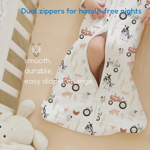 Image of TotAha Sleep Sack 6-12-15 Months 1.0 TOG, Unisex Buttery Soft Sleeping Sacks with 2-way Safe Zipper, Premium Winter Sleep Bag