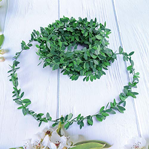 VOSAREA Guirlanda artificial, folhagem, folhas verdes, imitação de videira para festa de casamento,