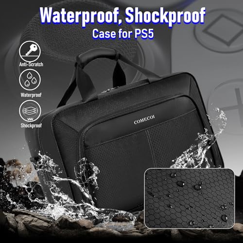 image for COMECOI Carrying Case for PS5, Travel Case for PS 5 Protective, Large 
