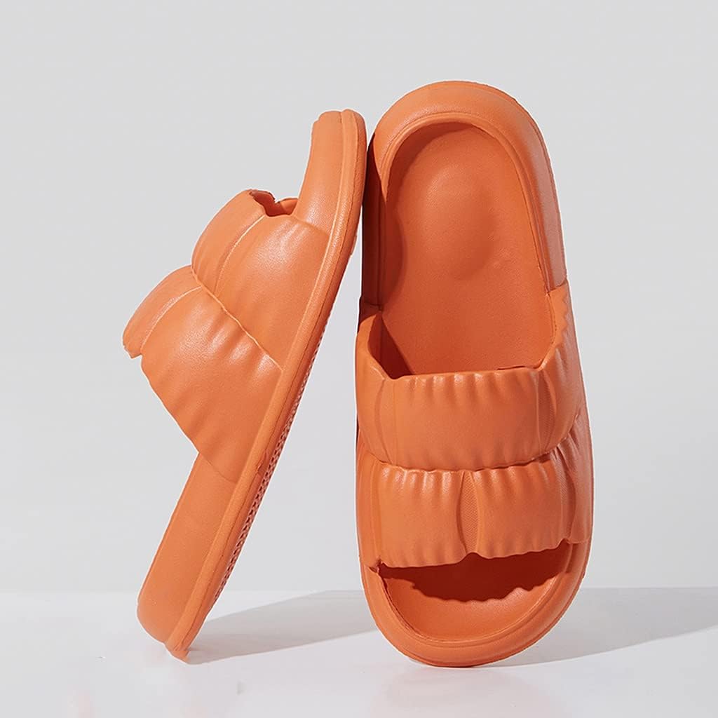 SMEJS 女性のソフトソールクラウドスリッパ夏のビーチビーチサンダル厚いプラットフォームスリッパEVAスライドホームサンダル用 (