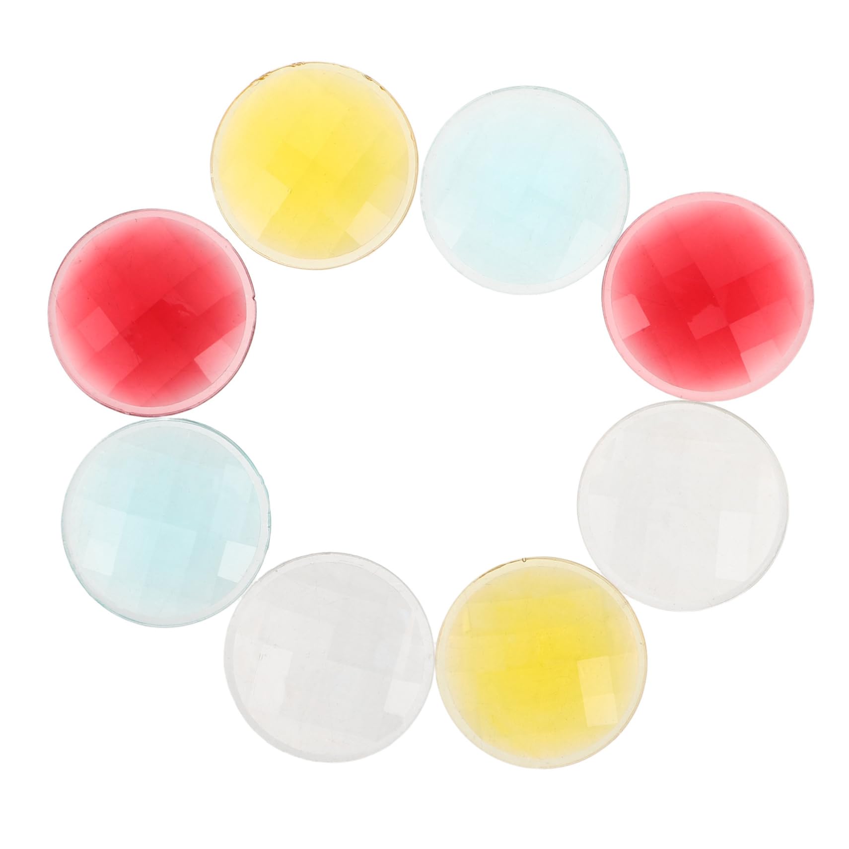 Abaodam Kaleidoscope Making Kit 8pcs Replacement Lenses for DIY Craft Handmade Toy Festival Party Accessory