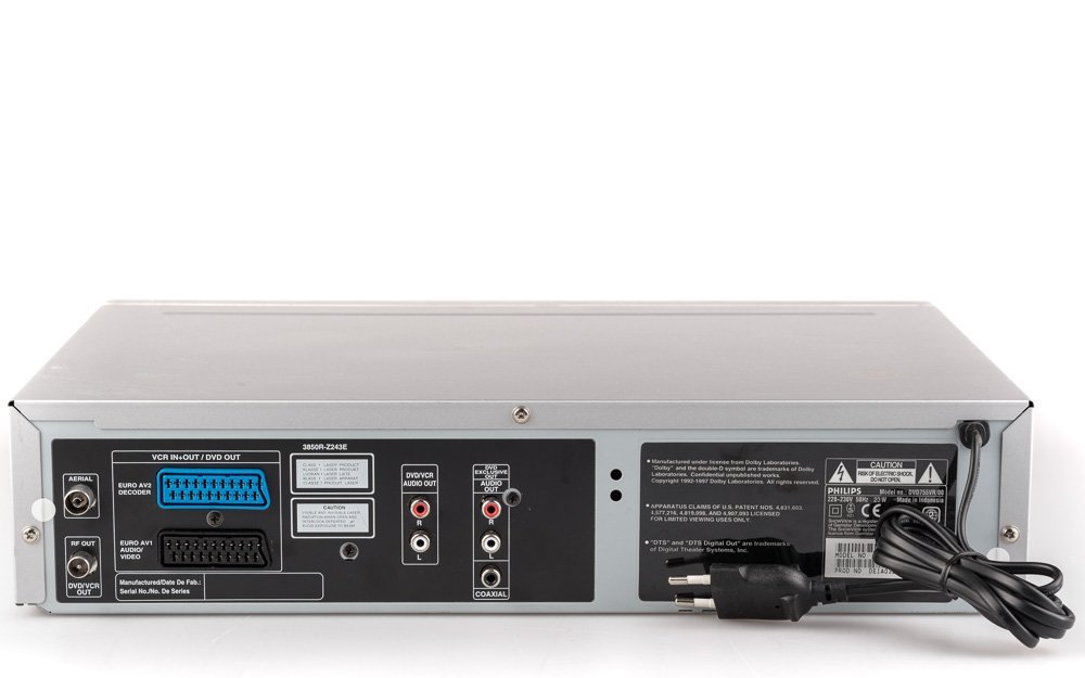 Philips DVD 755VR - Videoregistratore VHS combinato con lettore DVD