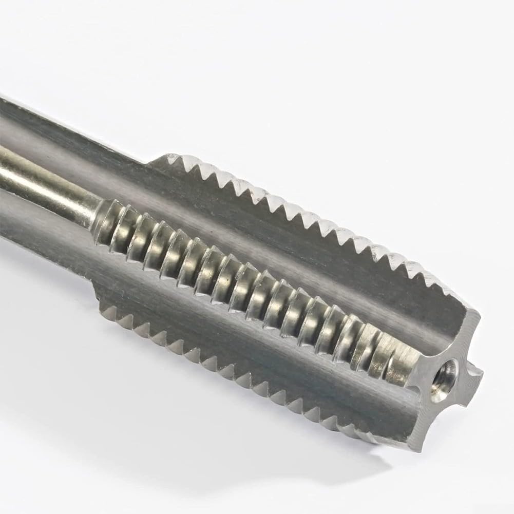 Zestaw gwintowników i narzynek, gwintowniki i narzynki do gwintów okrągłych, gwintowniki HSS M18x1,5 mm, gwintowniki M18x1,5 mm, gwinty metryczne prawe do obróbki stali, naprawa gwintów