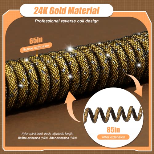 XINMENG X MAMBASNAKE C03 Coiled Keyboard Cable, Type-C HyperSpeed Line with 8KHz Return Rate - Image 4
