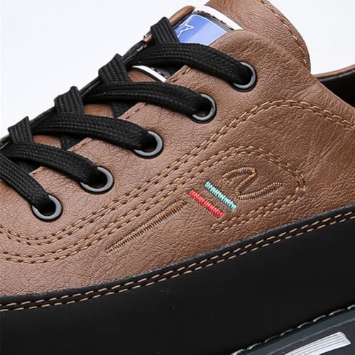 Men Casual Business Loafers Shoes Lace Up Adjustable Driving Working Sneakers Walking Party Formal Oxfords Zapatillas2