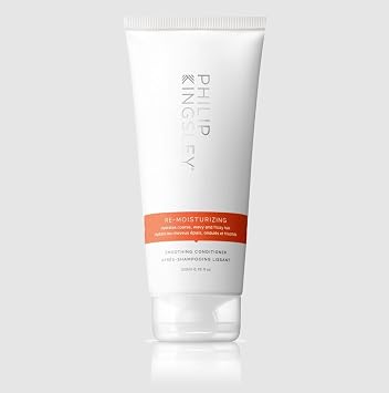 PHILIP KINGSLEY Re-Moisturizing Conditioner Smoothing for Curly, Frizzy, Wavy, Dry, Coarse Hair Hydrating Conditioning Treatment, Taming, Hydrates, Tames, and Smooths, 200 ml