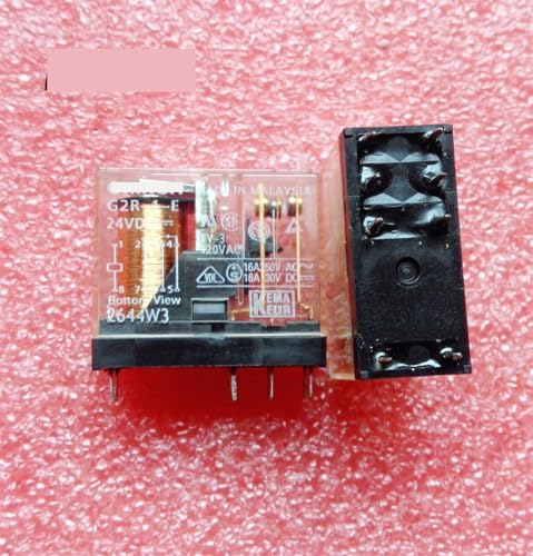 Relé G2R-1-E-DC12V de 8 pines y 16A interruptor electromagnético electrónico de potencia 4
