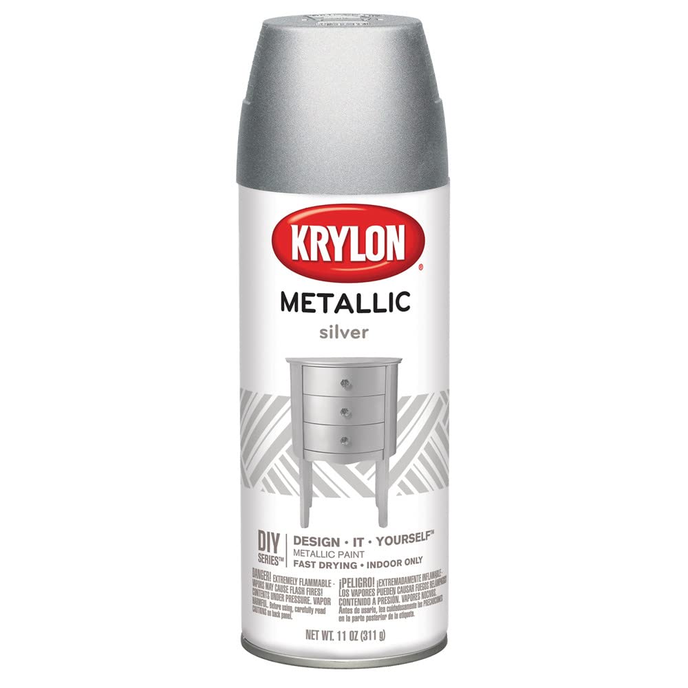 11 oz Krylon 1406 General Purpose Metallic Silver Spray Paint