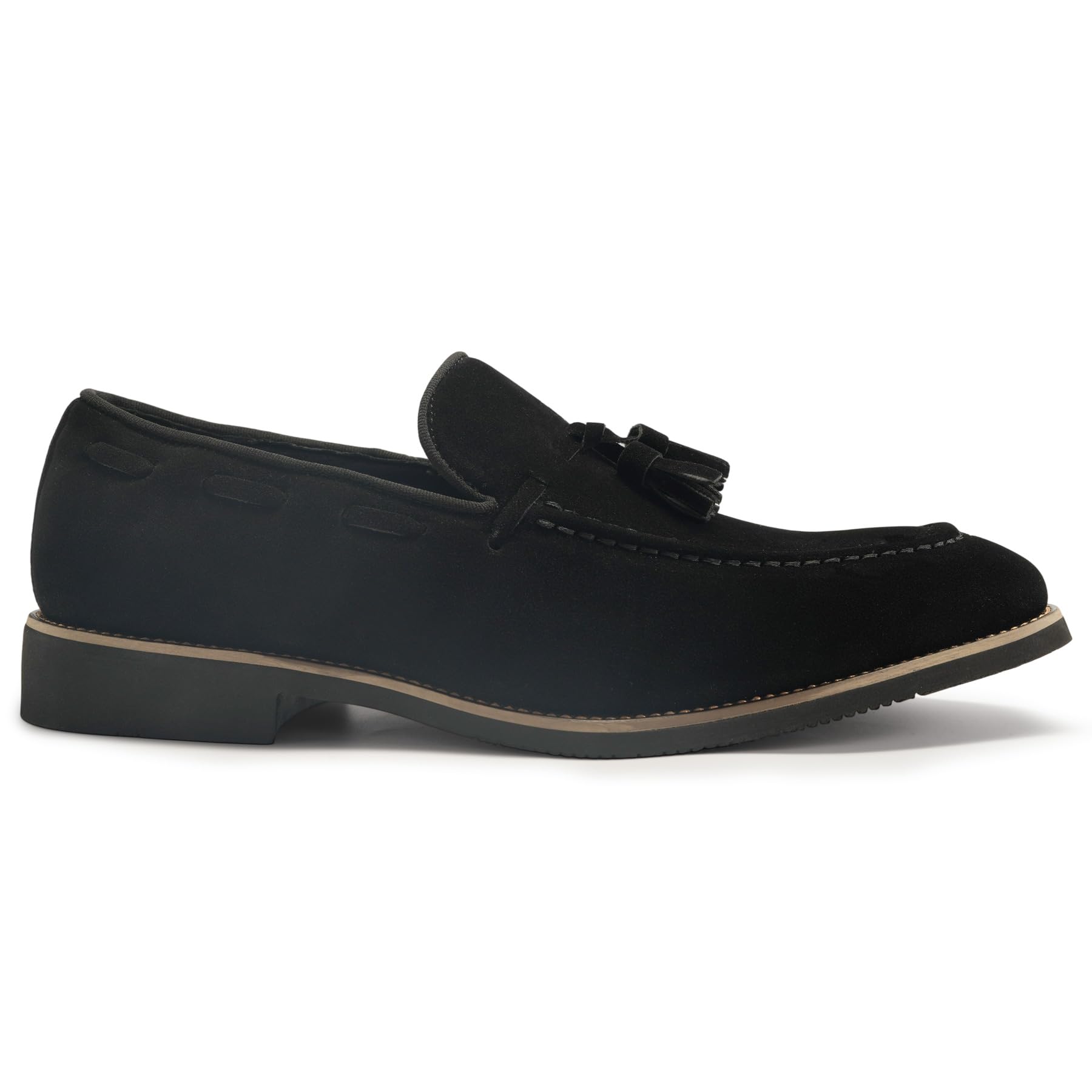 Allthemen Hombre Mocasines de Ante Planos Sin Cordones Ligeros