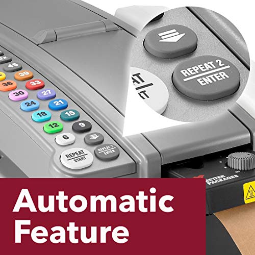 Image of Better Packages BP555eSA Water Activated Tape Dispenser with Automatic Advance Feature + 1 Case of Tape