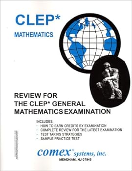 Paperback Review for the Clep General Mathematics Examination: Complete Review of Skills Book