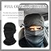 Breathable Balaclava Ski Masks,All-Season Full Coverage Motorcycle Balaclava Face Cover for Protecting Face & Neck,Universal Motorcycles Faces Mask Halloween Car Decor for Men/Women Black