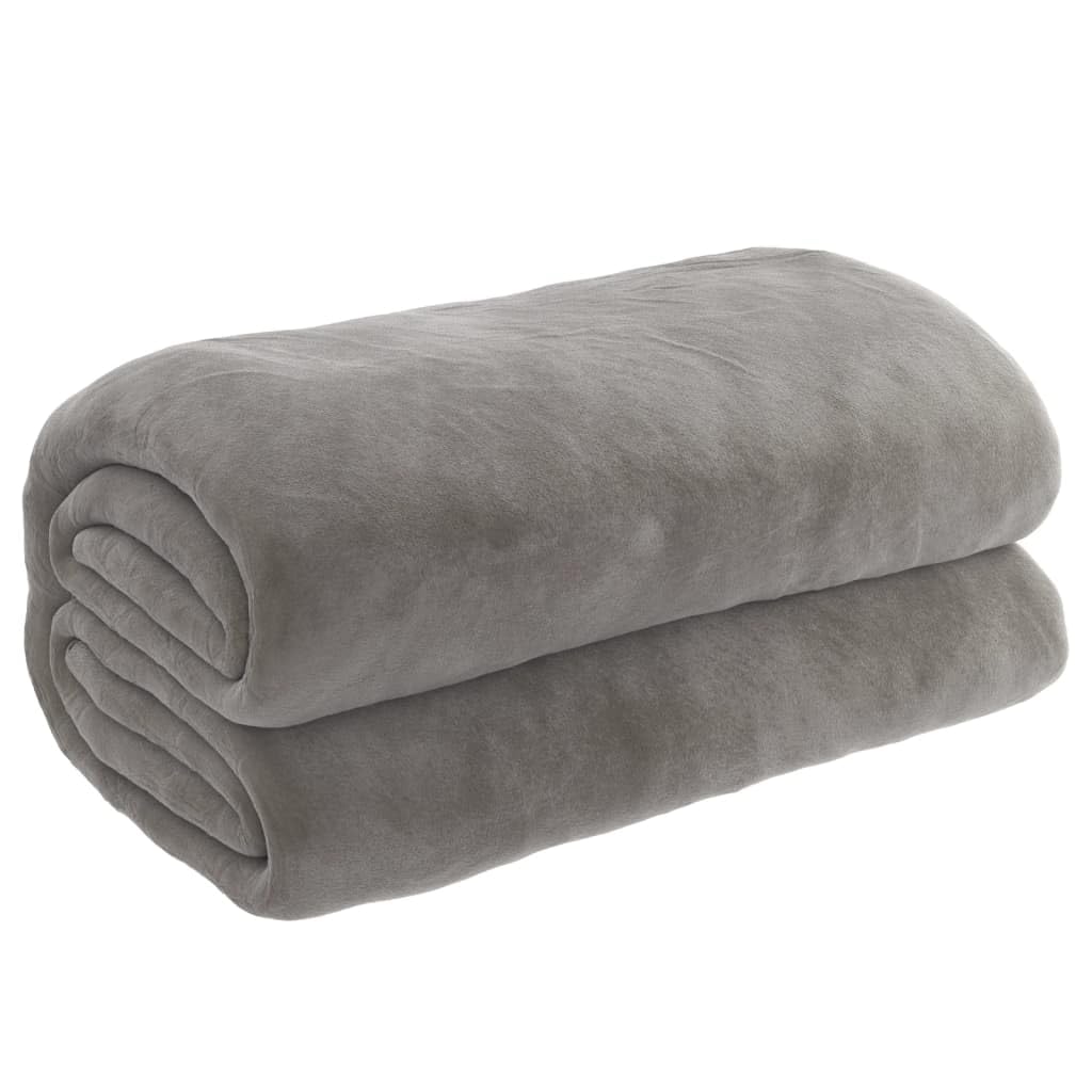 vidaXL Manta con Peso con Funda Tela Gris 200x230 cm 13 kg