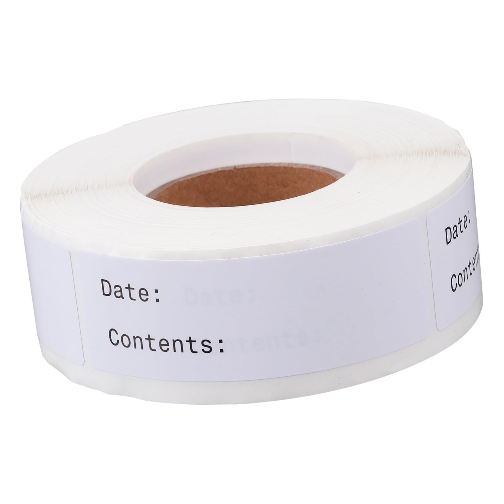 DOITOOL 3 Etichette Adesive Classificatrici Alimentari Rotolo Etichette Data e Contenuto Rimovibili per Congelatore per Alimenti e