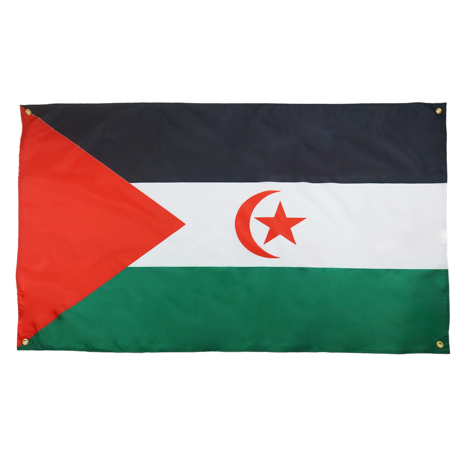 AZ FLAG Western Sahara Flag 150 x 90 cm with 4 Eyelets for Balcony or Wall