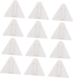 Generic 12 Peças Travas De Janela De Segurança Infantil Travas De Janela Deslizante À Prova De Criança Fechadura De Janela Deslizante Fechadura De Porta De Vidro Deslizante Proteção De