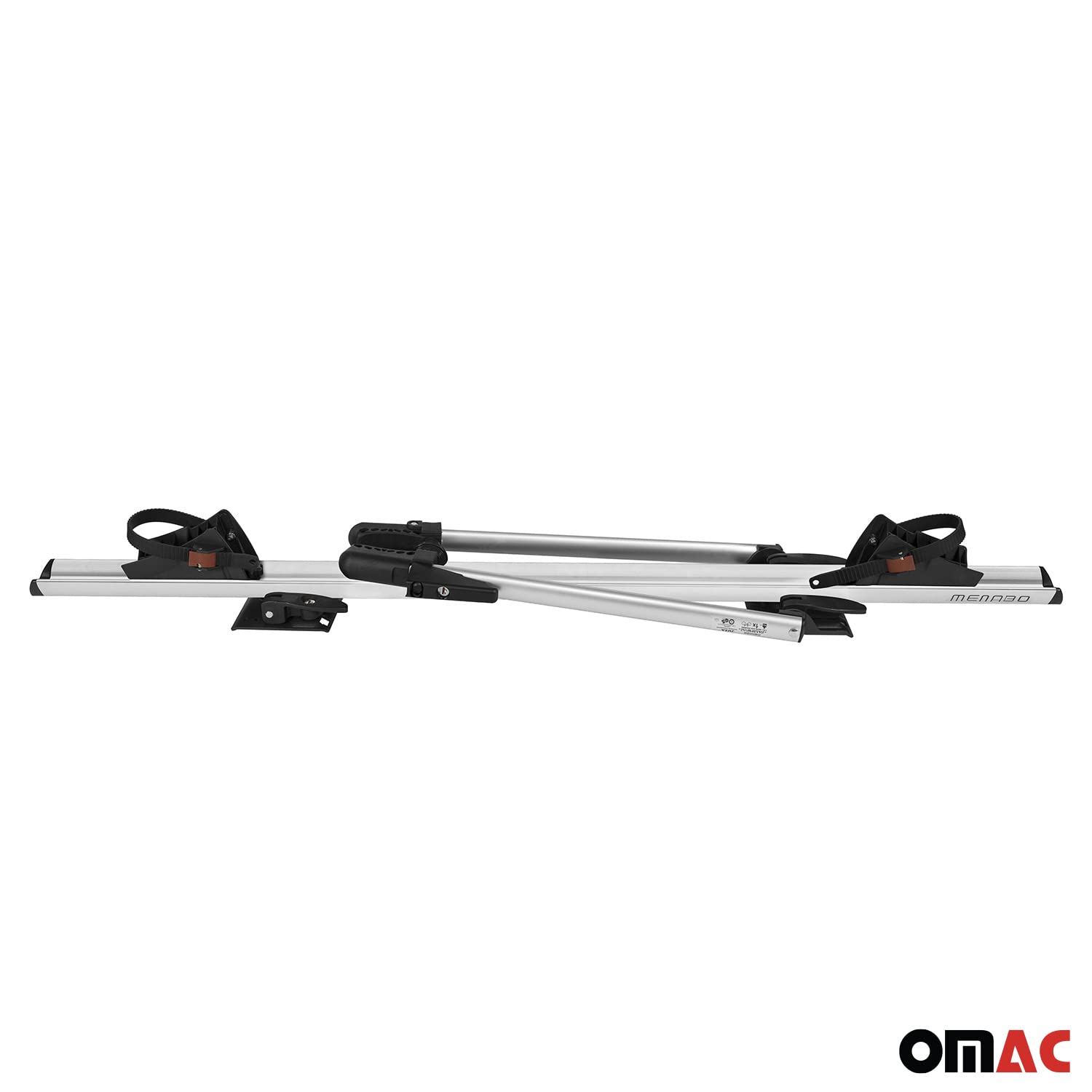 MENABO Bagażnik Rowerowy Juza Dachfahrradträger kompatybilny z 1 Rower bis 15kg TÜV Alu