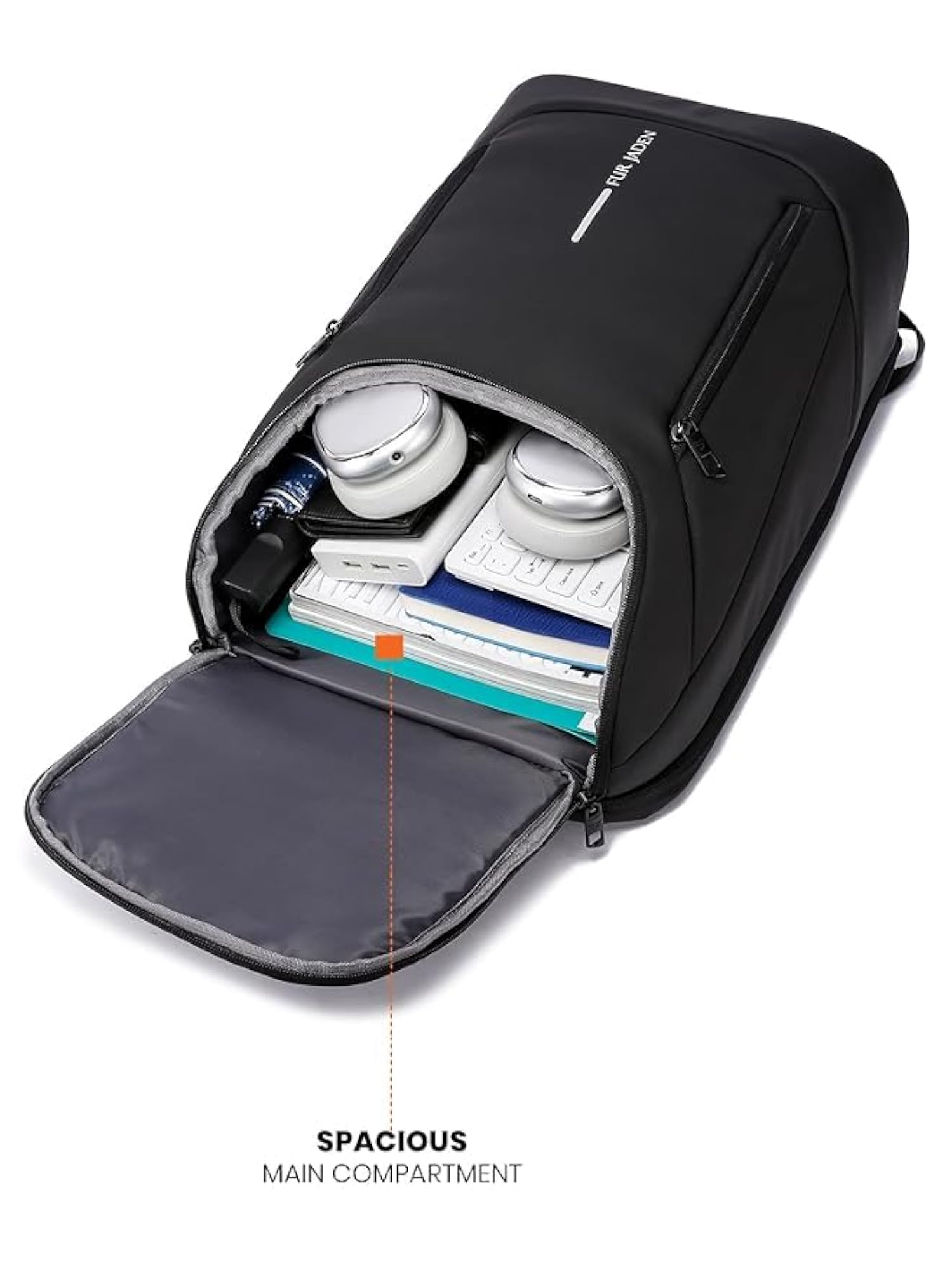 Pro Series Smart Tech Anti-Theft Laptop Backpack, USB Charging Port