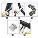 GUSODOR Bicycle Repair Bag Set Bike Repair Tools 7 in 1 Kits Bike Maintenance Fix Tools with Saddle Bag Mini Pump Tire Inflator Patch Crowbar Chain Splitter for Outdoor Camping Home Essential