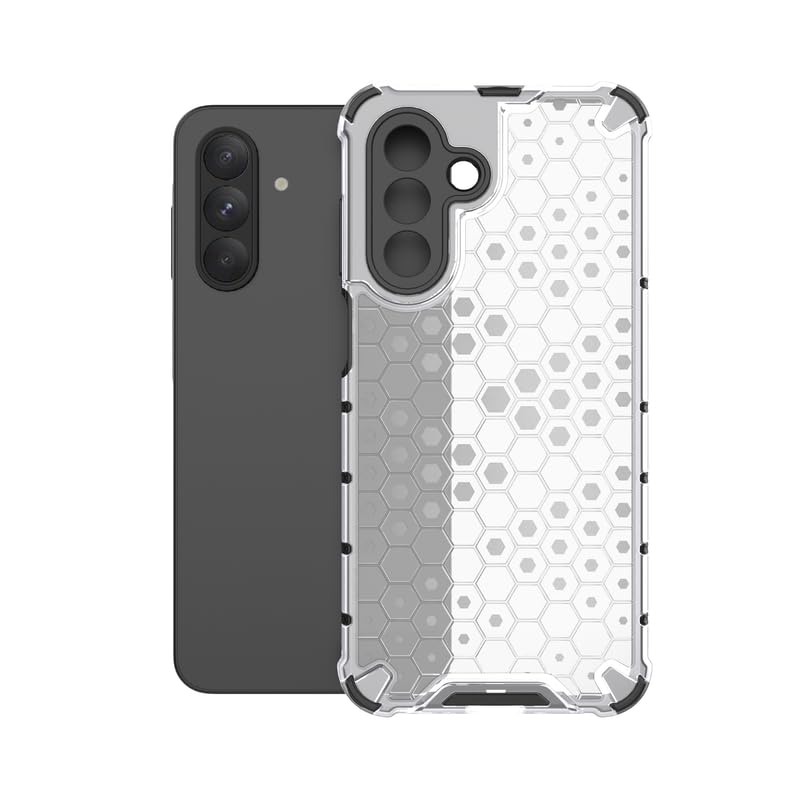 Image of Plastic Bumper Back Case Cover for Samsung Galaxy A26 5G (Transparent)