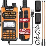 BAOFENG GMRS Handheld Radio GM-15 Pro 8W Rechargeable Long Range Walkie Talkies GMRS Repeater...