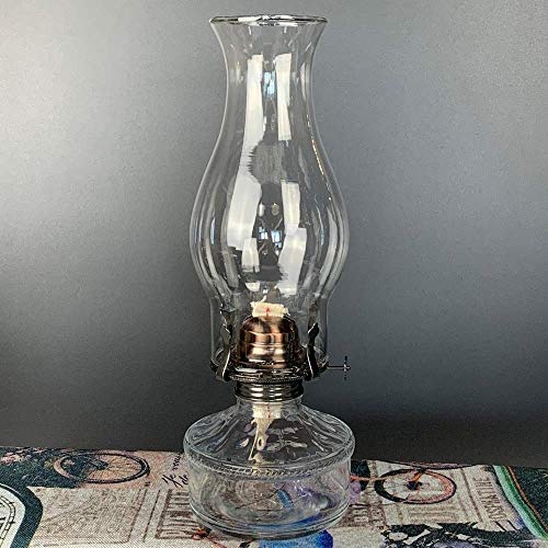 W01 Rétro Nostalgique En Verre Lampe De Kérosène Chandelier Lanterne Intérieur Extérieur Décoratif Éclairage Camping Lumière De Pétrole Lampe À L'huile