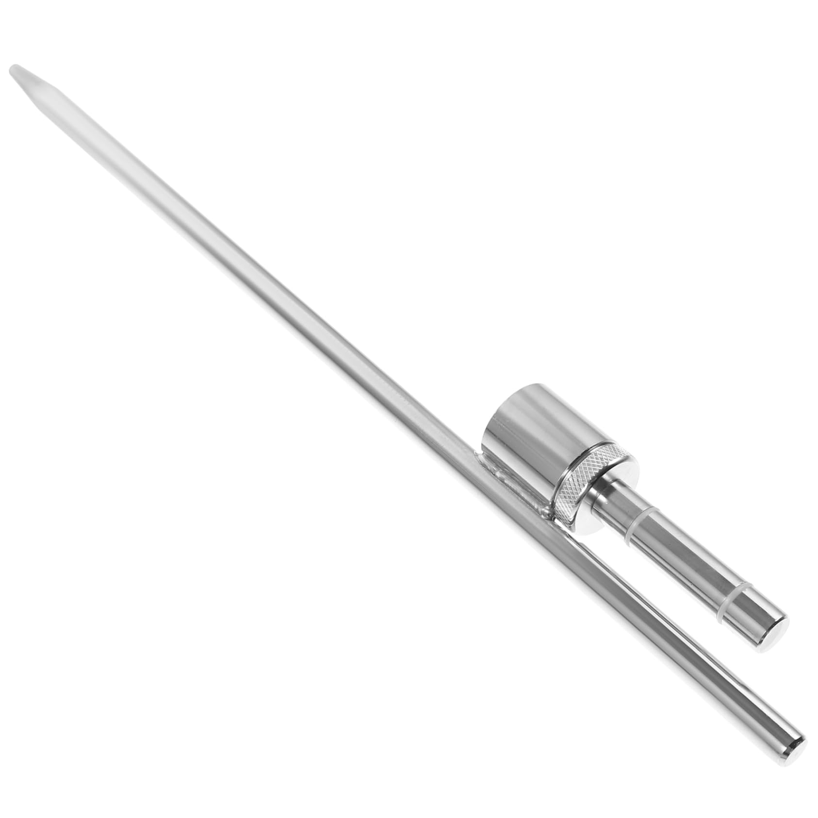 GALPADA 4 Pezzi Punte in Acciaio Inossidabile Punpoli Piatto Base Palo Della Bandiera Roll-over Palo Della Manica a Kit Asta Portabandiera Componibile Picchetti Di Bandiera Silver