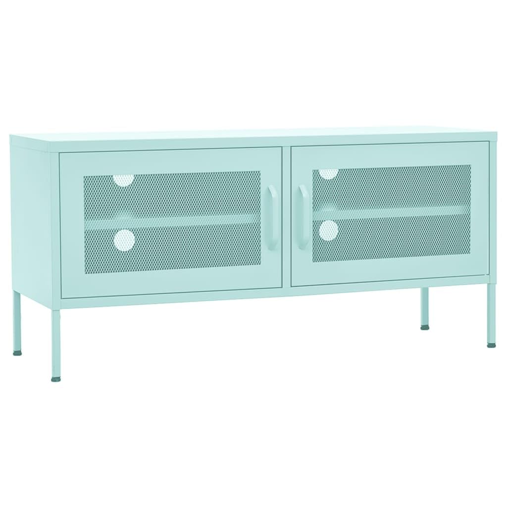 Vidaxl Tv Cabinet Mint Steel Home Stereo Hifi Cabinet Media Unit Tv Stands