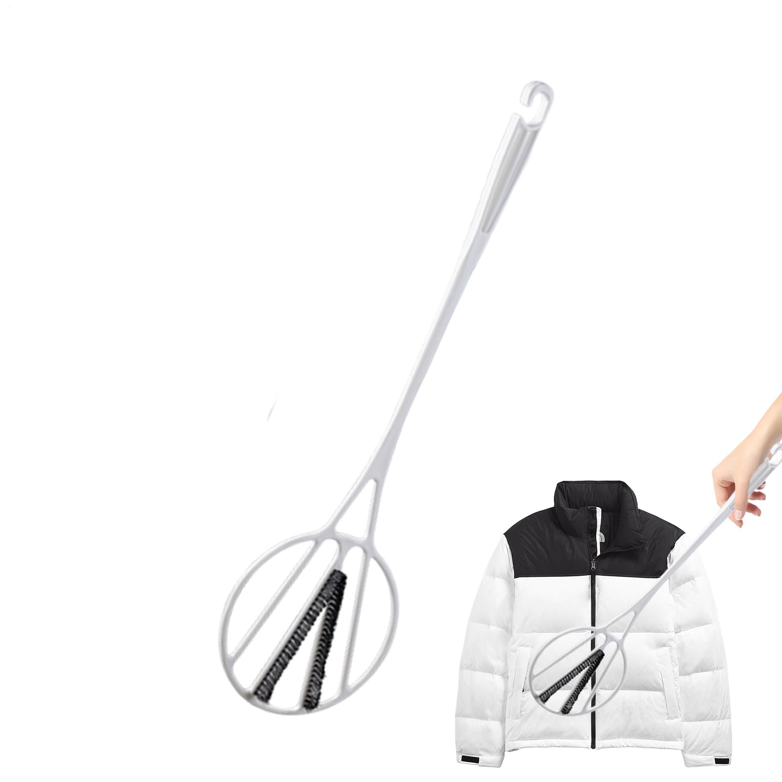 Genérico Paleta De Tapete - Sacudidor Manual con Mango Largo para Alfombra Y Edredón | Herramienta Plástica De Limpieza, Removedor De Polvo para Muebles