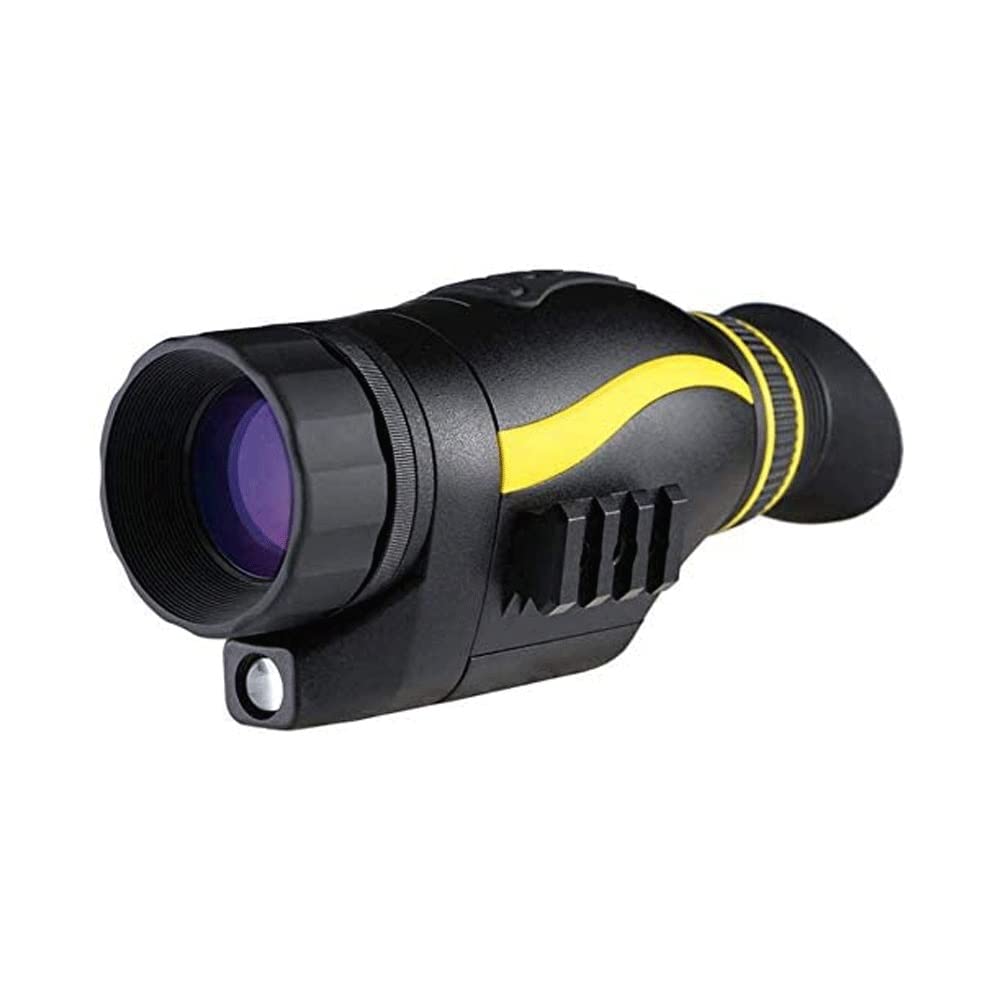 Night Vision Telescope, 5x35 mm,Carrying Bag and Smartphone Adapter - BAK4 Angled Telescope - Waterproof Scope for Target Shooting Hunting Bird Watching Wildlife Scenery