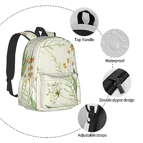 Sac à dos décontracté fleuri pour les sorties en famille