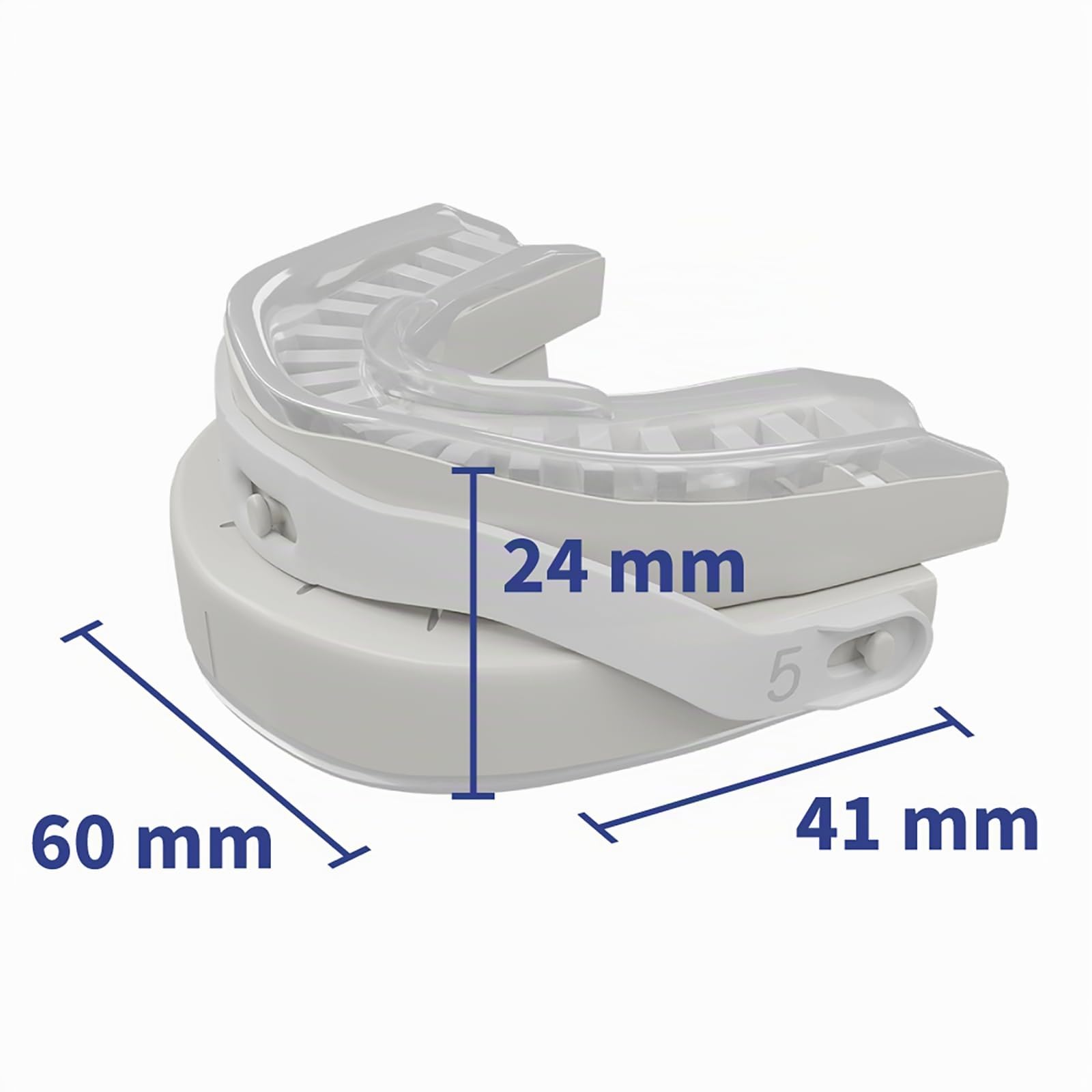 Somnofit-S - Férula dental - Antirronquidos - Solución para la apnea - Solución para el ronquido - Dispositivo de avance mandibular