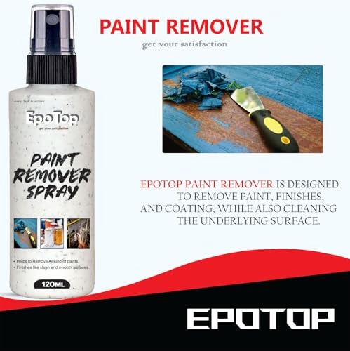Image of Paint Remover Spray - 120ml | For All Types of Paint Surfaces - Automobiles, Metal, Steel, Glass, Wood, Wall, Iron, Acrylic, Ink Stains | Handle with Care | Easy to Use |