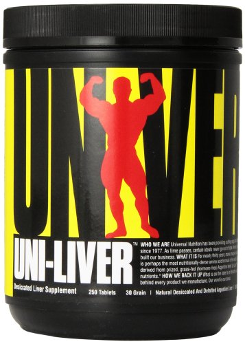 Universal Nutrition Uni-liver  Lot de 250 comprimés