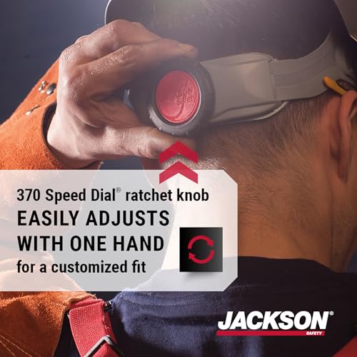 Image of Jackson Safety Insight Auto Darkening Welding Helmet, ADF Hood - ANSI Z87.1 | Lightweight Welding Mask with Ergonomic HLX Shell, 3.94 inch x 2.36 inch Viewing, Digital Controls with Weld, Torch, Grind Modes