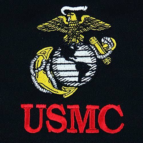 Polo para hombre US Marine Corps Armed Forces Gear - Camisa oficial licencida (Negro) miniatura 3