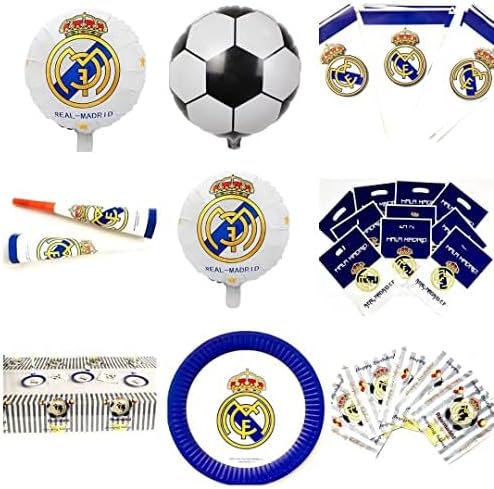 Juego de decoración de fiesta de cumpleaños temática de Madrid