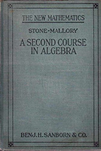 A Second Course in Algebra B00T50GLJK Book Cover