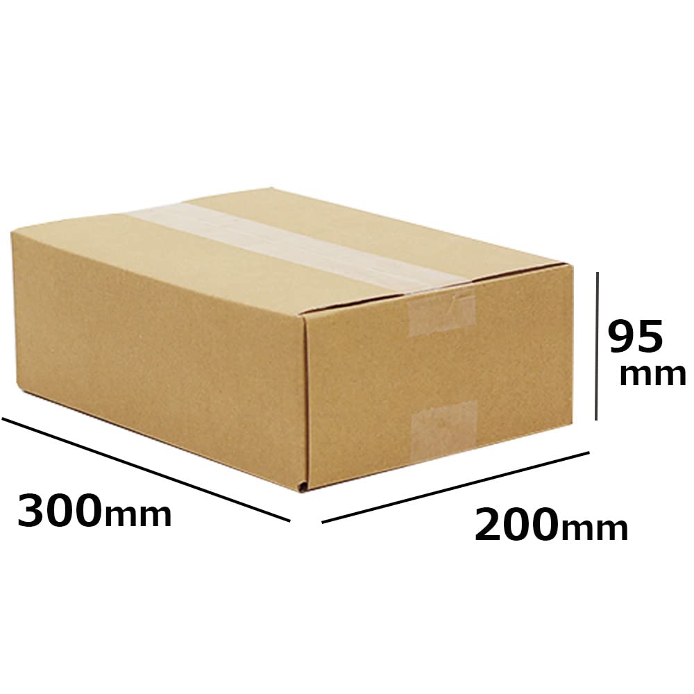 Amazon.co.jp: ロジマート ダンボール 60サイズ 【外寸300×200×95