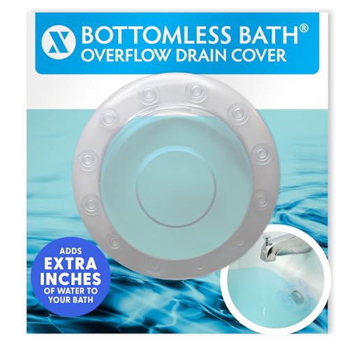 SlipX Solutions Bottomless Bath | Overflow Drain Cover for Tub | Best Gifts for Mom, Spa & Bath...