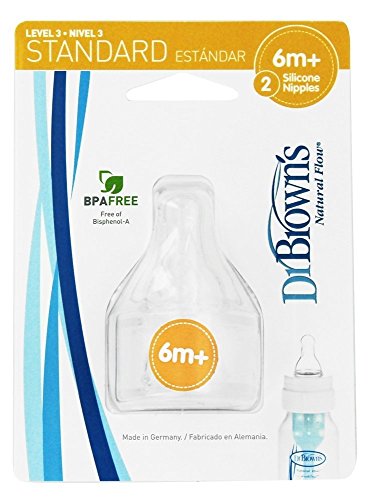 Dr. Brown's 2pk Level 3 Standard Nipple, 6-9 Months