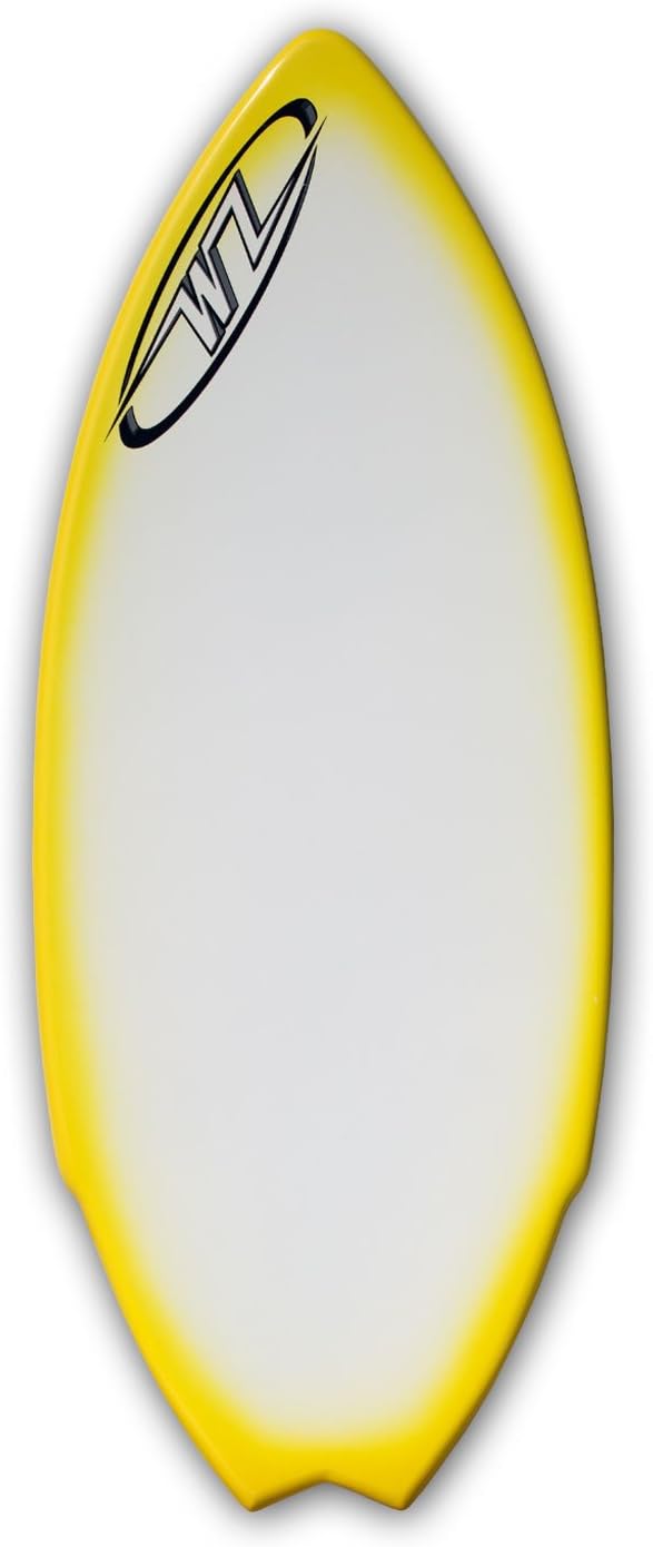 Wave Zone Performance Fish Hook - Fiberglass Skimboard for Riders up to 200 lbs - 51 1/2″ x 20 3/4″ x 5/8″