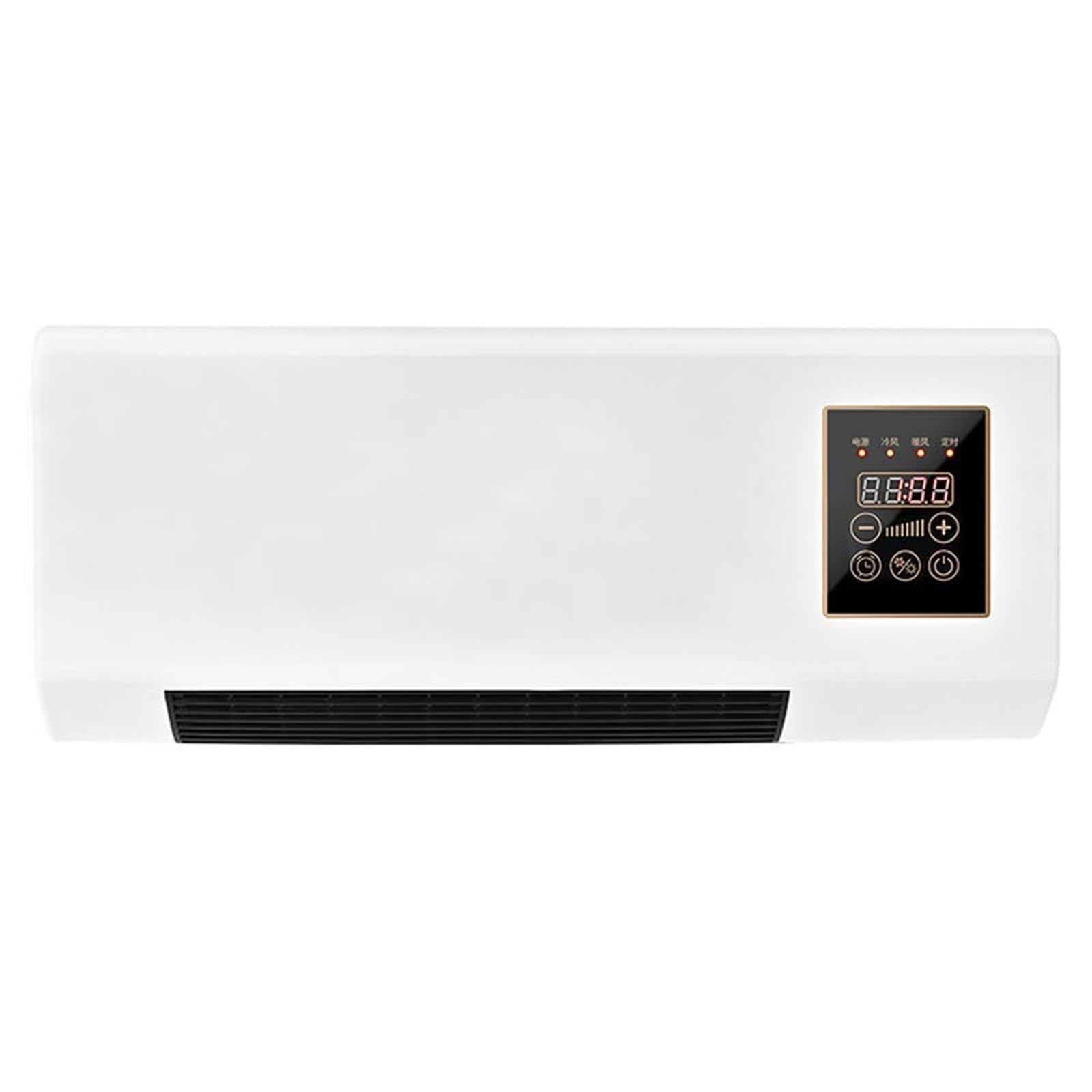 Mini Unidad de Aire Acondicionado Aire Pared Portátil 2en1 Viento natural Calor Control Remoto Digital